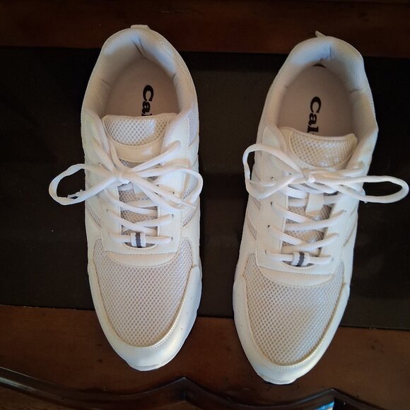 Calto Mens Leather and Fabric Athletic Shoes $60 - Picture 1 of 3